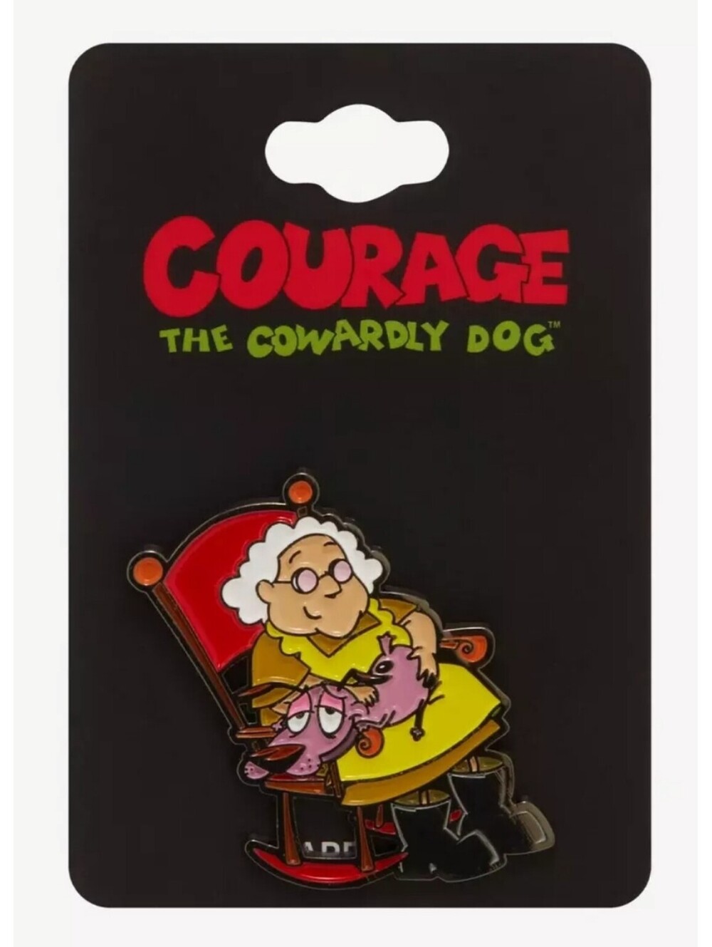 Courage The Cowardly Dog Enamel